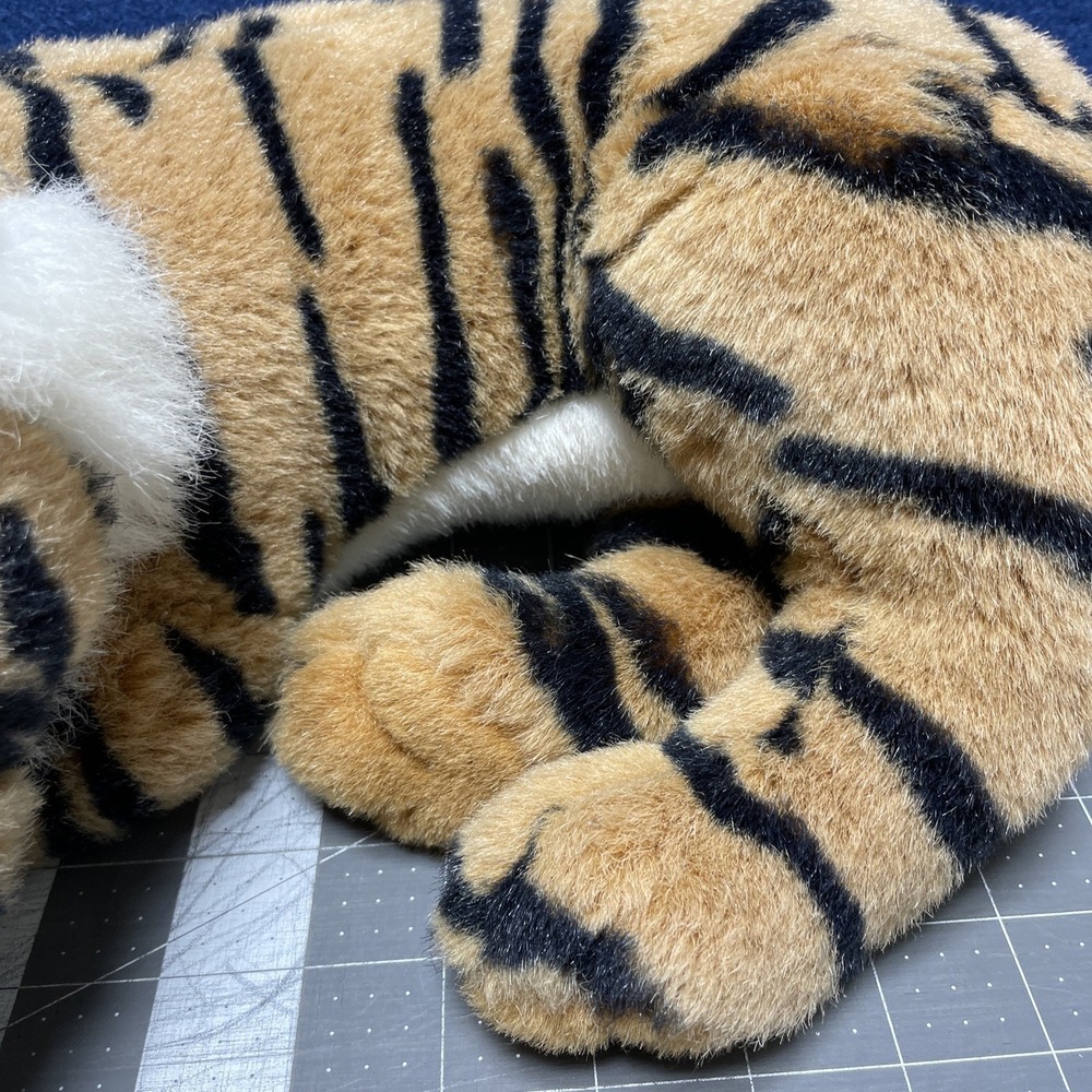1992 20" A&A Lying Bengal Tiger Plush Stuffed Animal Toy Soft Realistic - Picture 4 of 9
